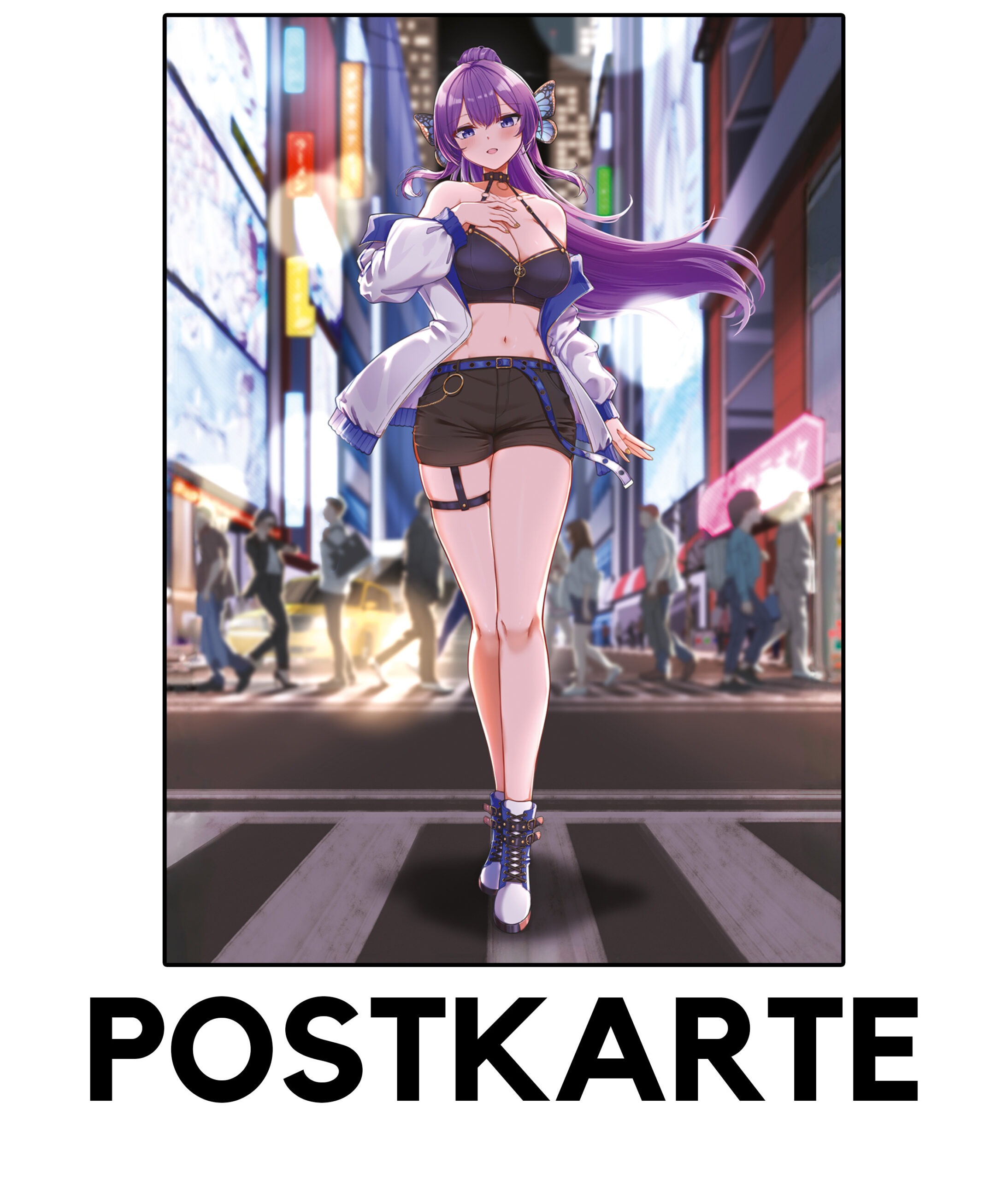 Postkarte - City Stehend