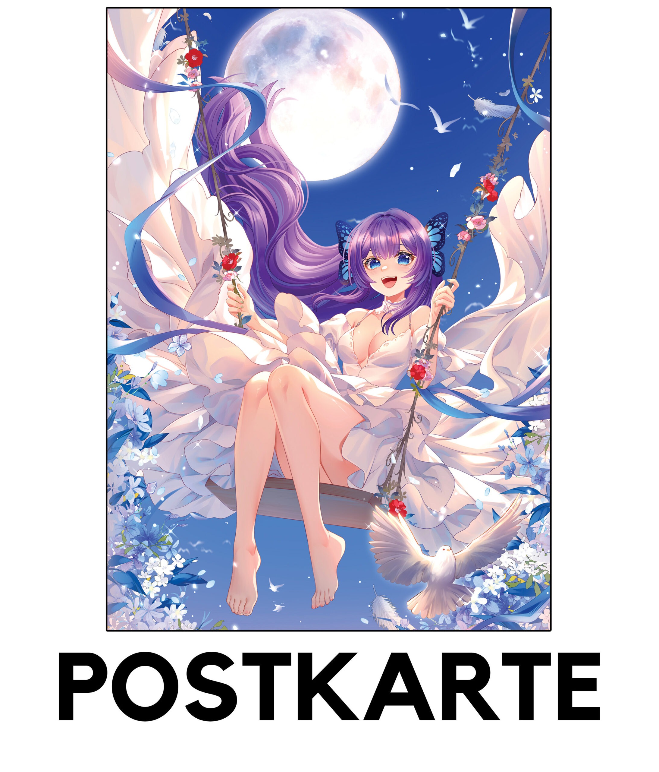 Postkarte - Schaukel