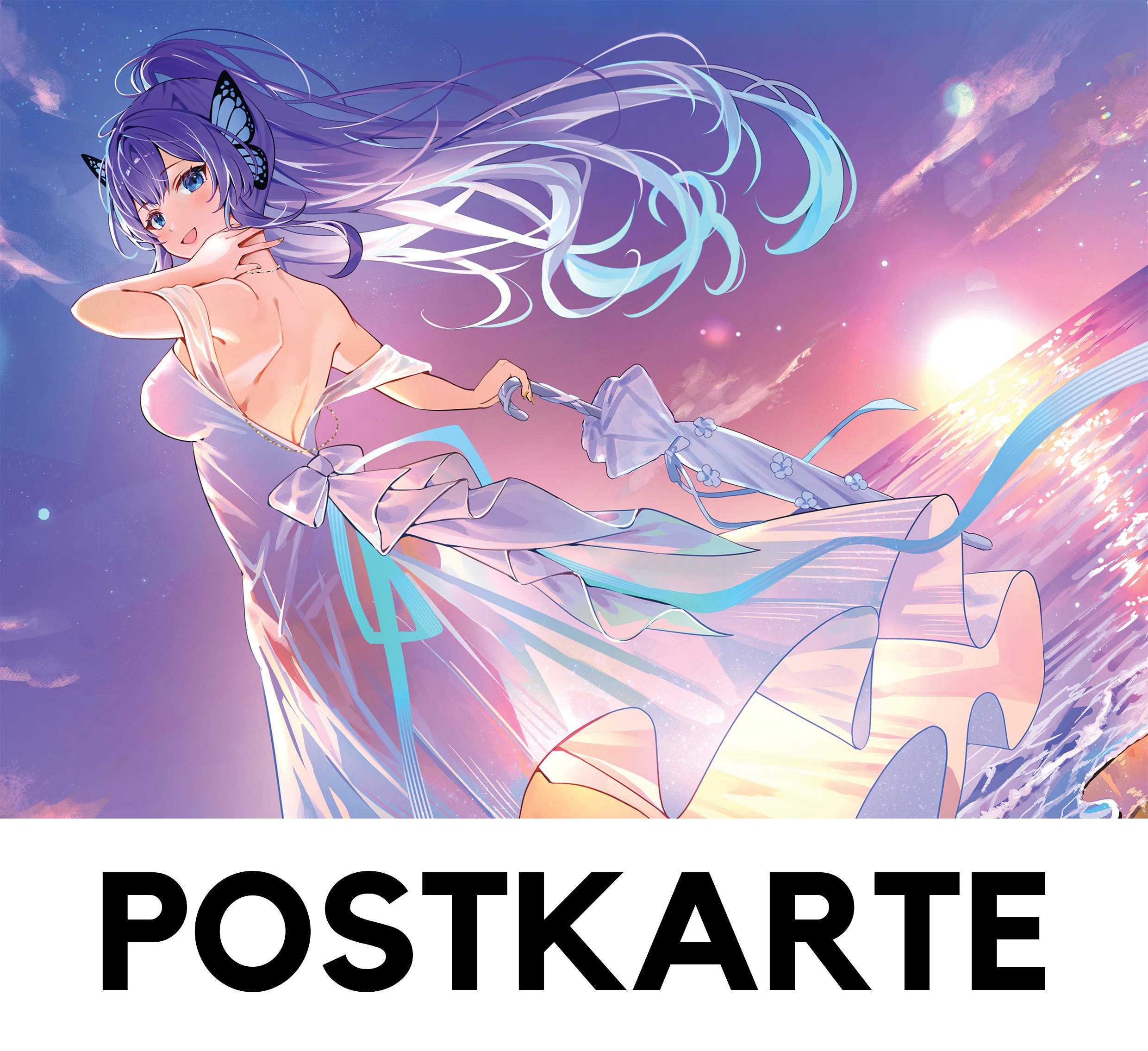 Postkarte - Sonnenuntergang