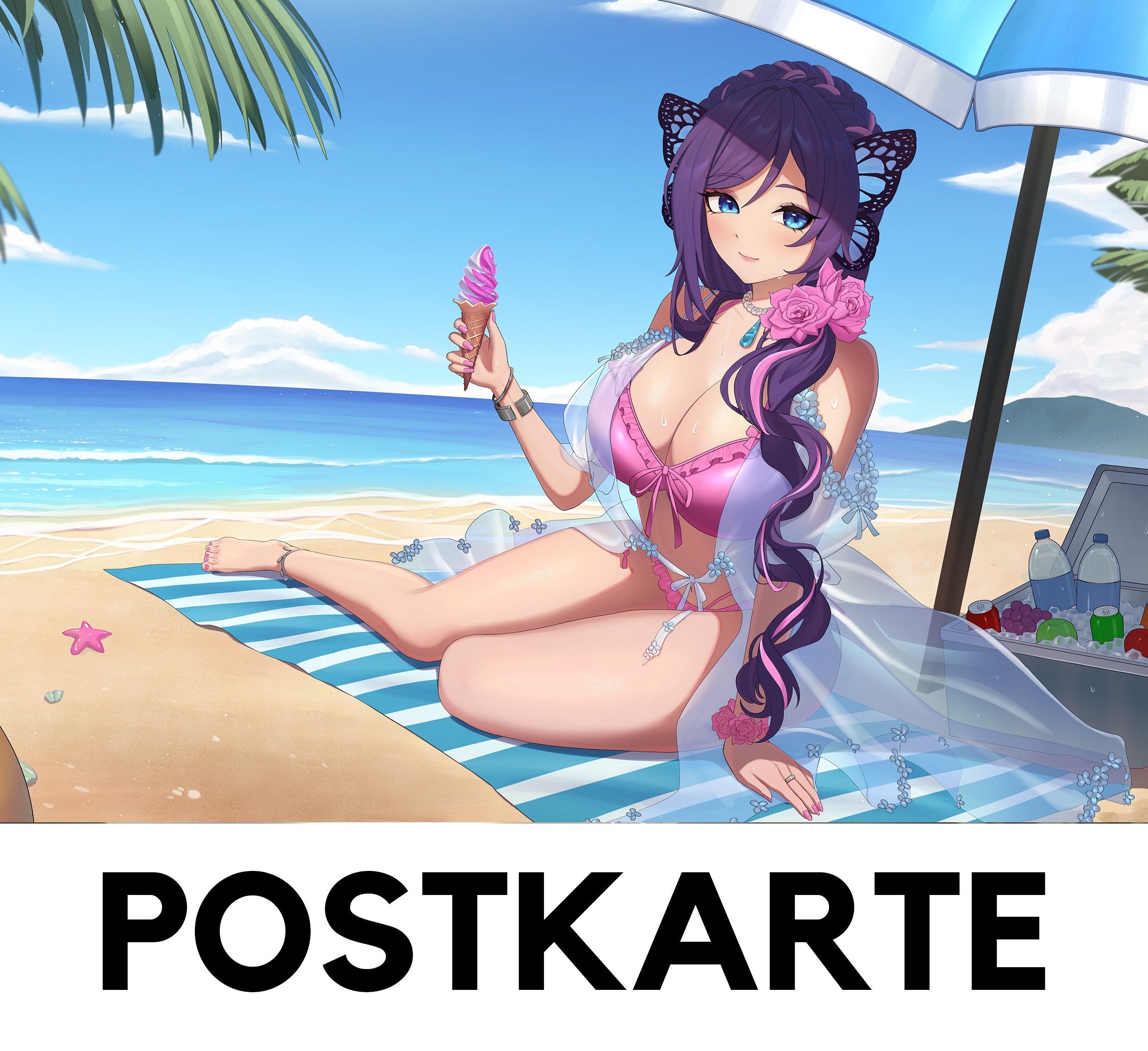 Postkarte - Beach
