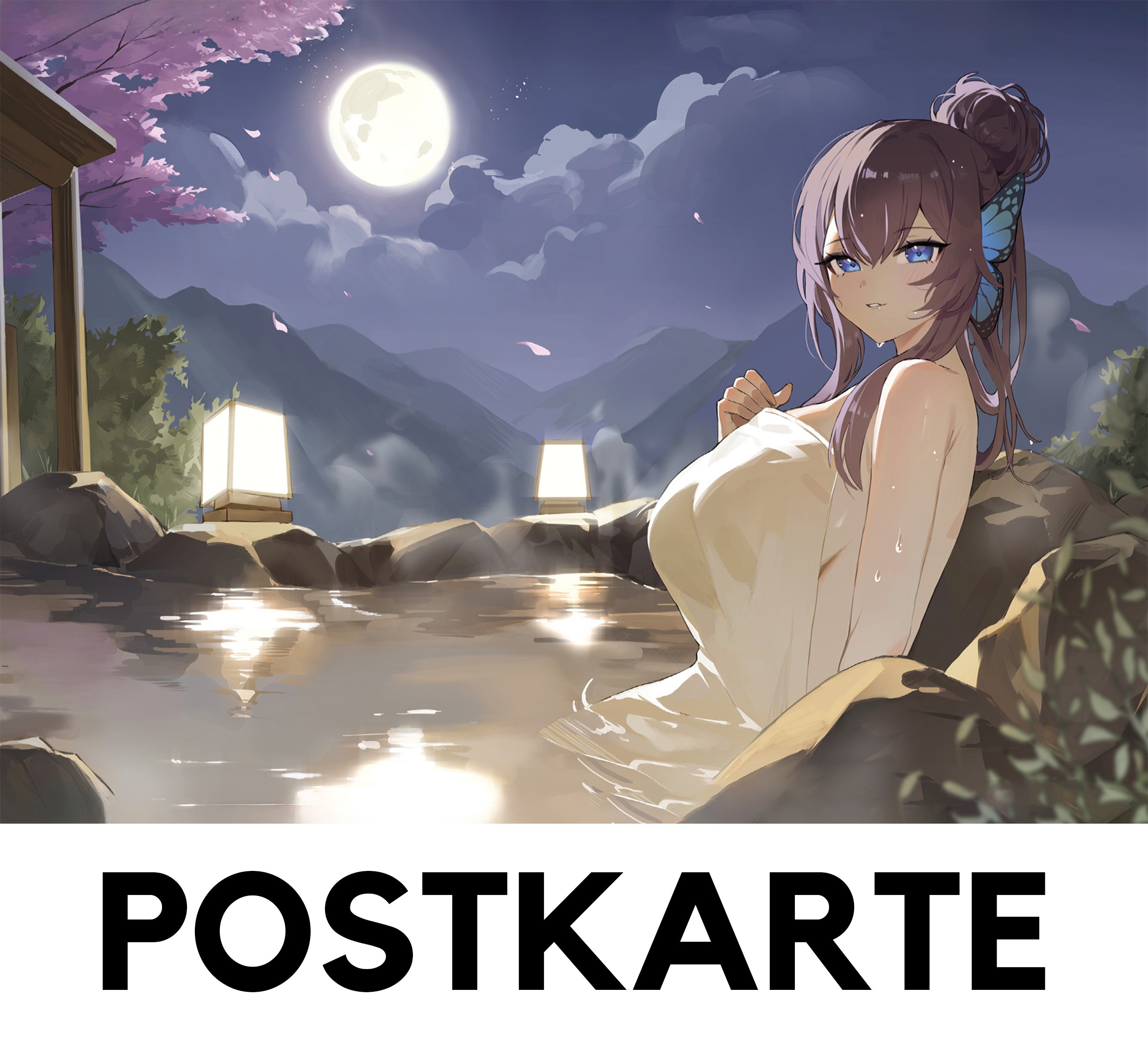 Postkarte - Onsen