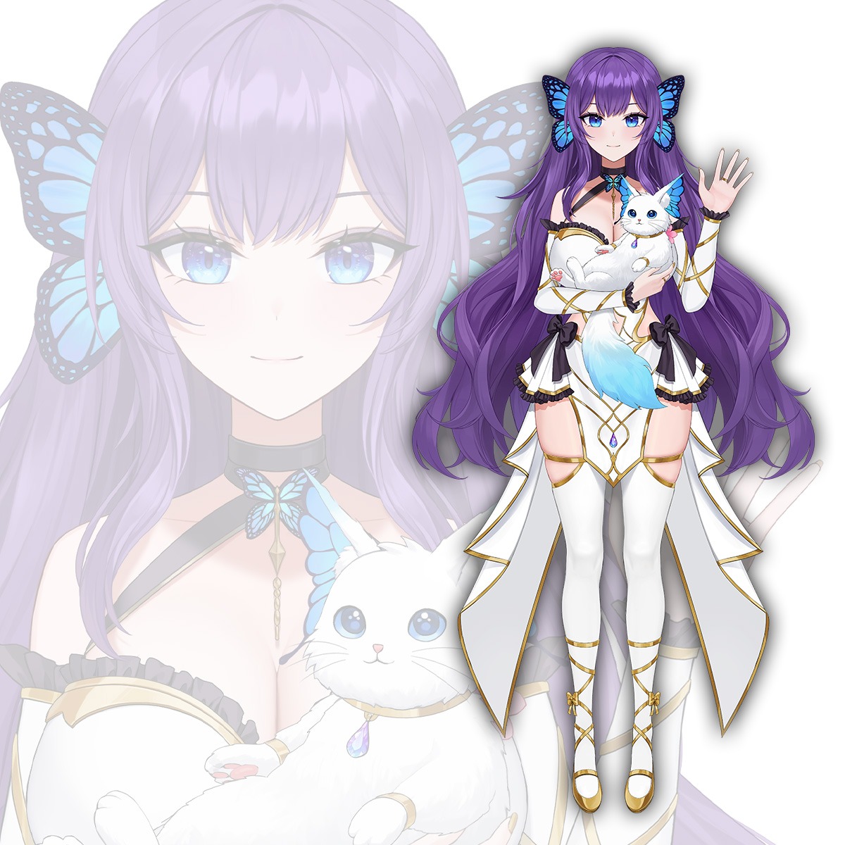 Acryl-Standee/Aufsteller - Himechii + Meownty