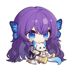 Sticker - Hime x Meownty sitzend