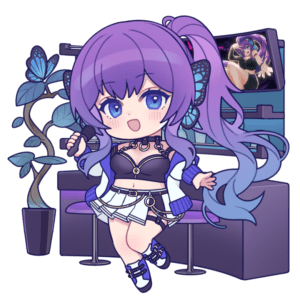 Acryl-Standee/Aufsteller - Karaoke