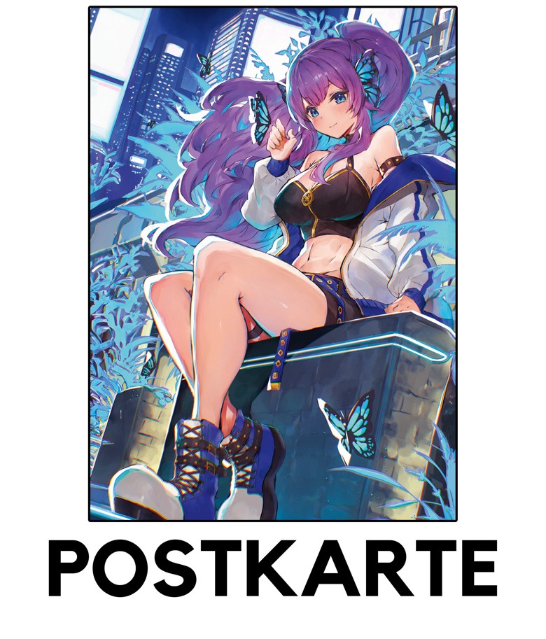 Postkarte - City sitzend